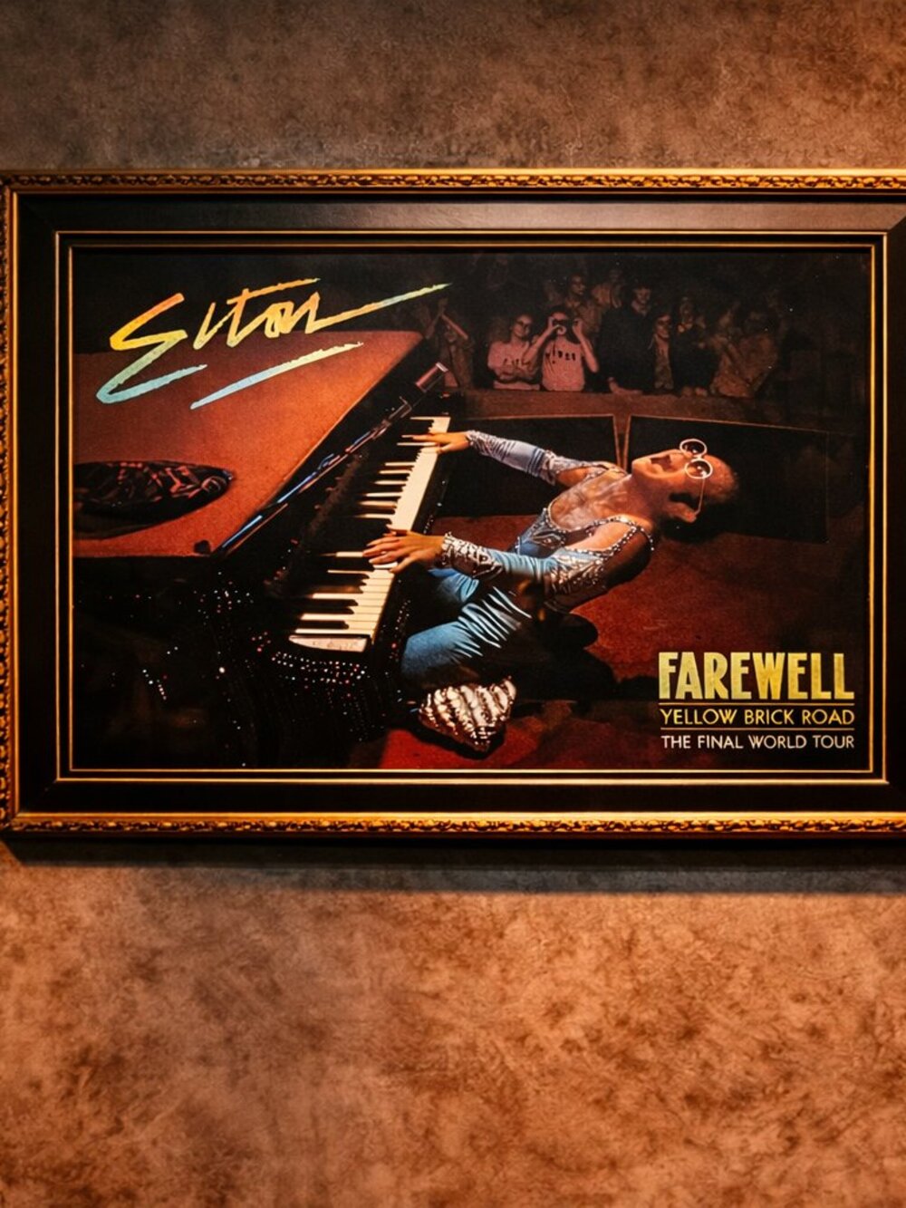 Elton John Farewell Yellow Brick Road Final Tour Poster Official Concert Print